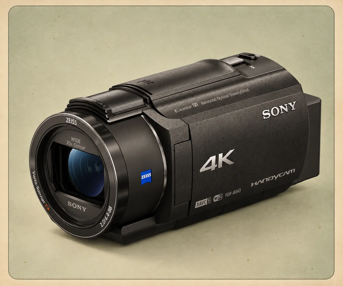 One Sony 4K Handycam.