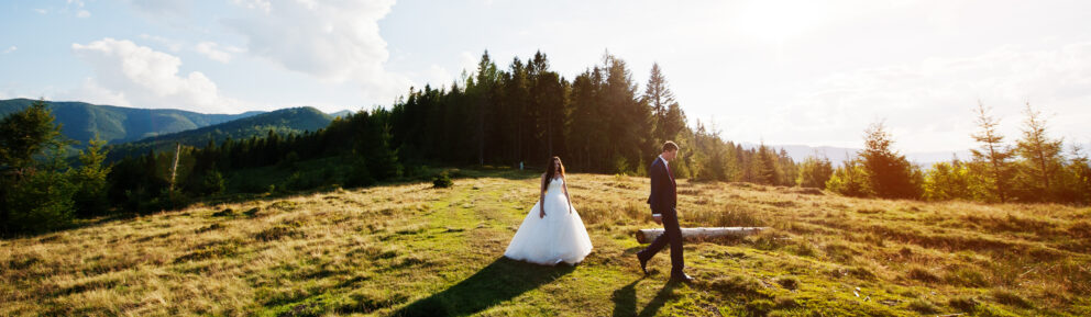 bride-and-groom-on-top-of-a-mountain