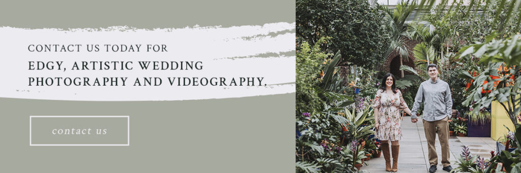 Contact Shutter & Sound today for edgy, artistic wedding photography and videography. 